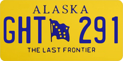 AK license plate GHT291