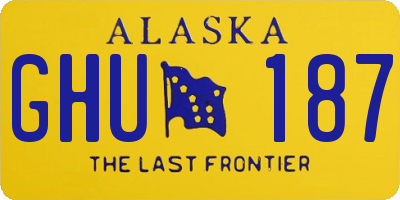 AK license plate GHU187