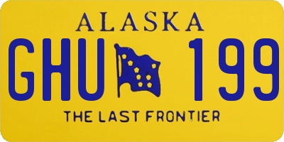 AK license plate GHU199