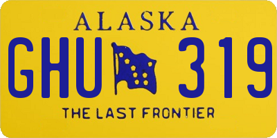 AK license plate GHU319