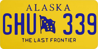 AK license plate GHU339