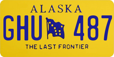 AK license plate GHU487