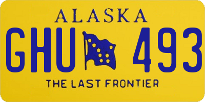 AK license plate GHU493