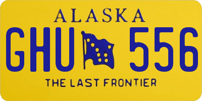 AK license plate GHU556