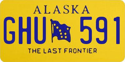 AK license plate GHU591
