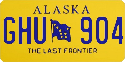 AK license plate GHU904