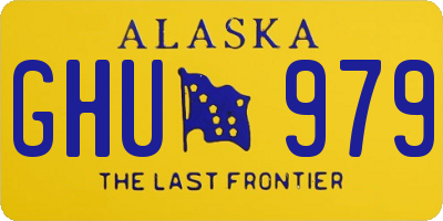 AK license plate GHU979