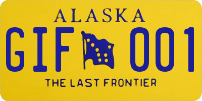 AK license plate GIF001