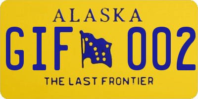 AK license plate GIF002