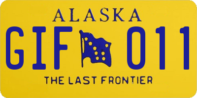 AK license plate GIF011