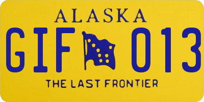 AK license plate GIF013