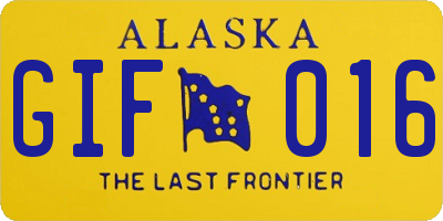 AK license plate GIF016