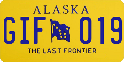 AK license plate GIF019