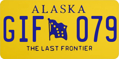 AK license plate GIF079