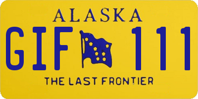AK license plate GIF111