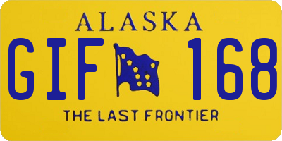 AK license plate GIF168