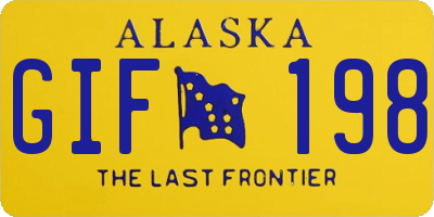 AK license plate GIF198