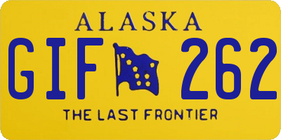 AK license plate GIF262