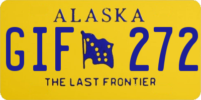 AK license plate GIF272
