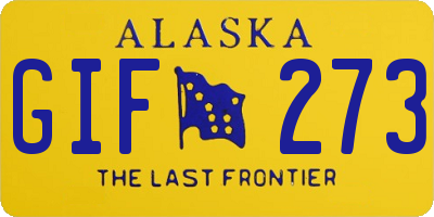 AK license plate GIF273
