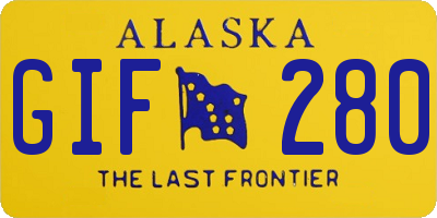 AK license plate GIF280