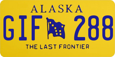 AK license plate GIF288