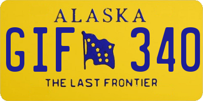 AK license plate GIF340