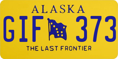 AK license plate GIF373