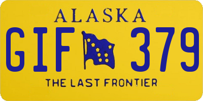 AK license plate GIF379
