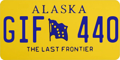 AK license plate GIF440