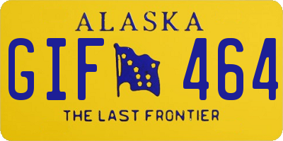 AK license plate GIF464
