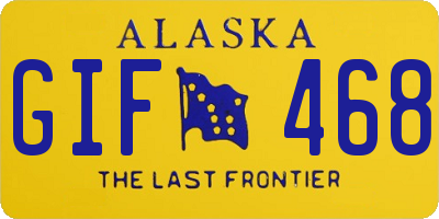 AK license plate GIF468