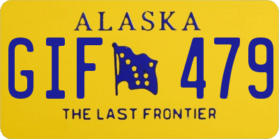 AK license plate GIF479