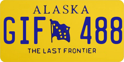 AK license plate GIF488