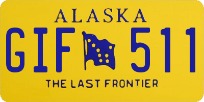 AK license plate GIF511