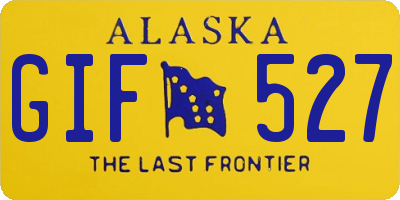 AK license plate GIF527