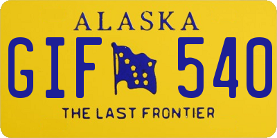 AK license plate GIF540