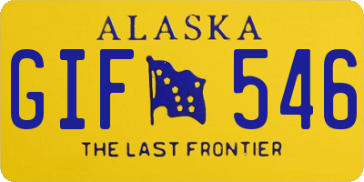 AK license plate GIF546