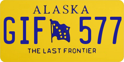 AK license plate GIF577