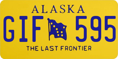 AK license plate GIF595