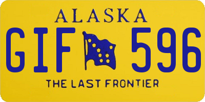 AK license plate GIF596