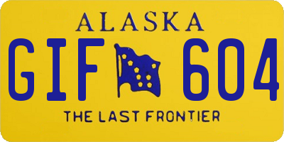 AK license plate GIF604