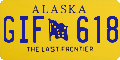 AK license plate GIF618