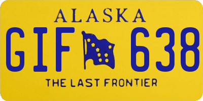 AK license plate GIF638