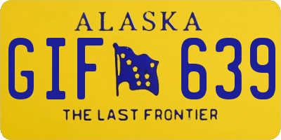 AK license plate GIF639