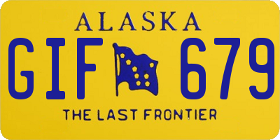 AK license plate GIF679