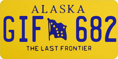 AK license plate GIF682