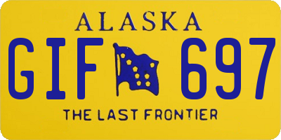AK license plate GIF697