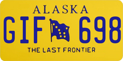 AK license plate GIF698