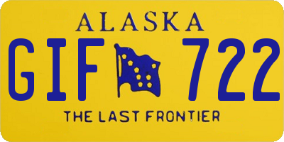 AK license plate GIF722